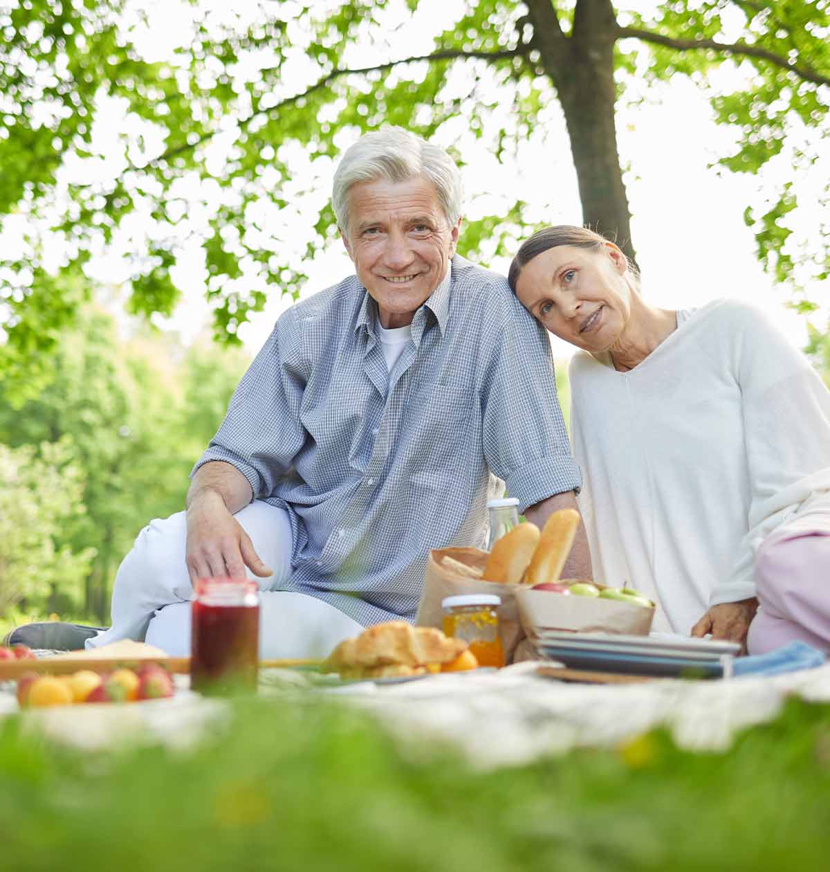 couple having picnic in park guaranteed income plan for retirement tallahasee fl